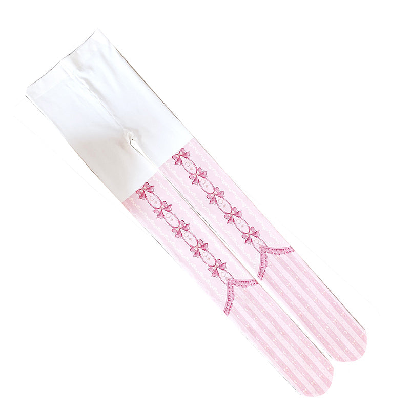 Roji Roji - Kawaii 120D Velvet Lolita Tights - Multicolors Socks
