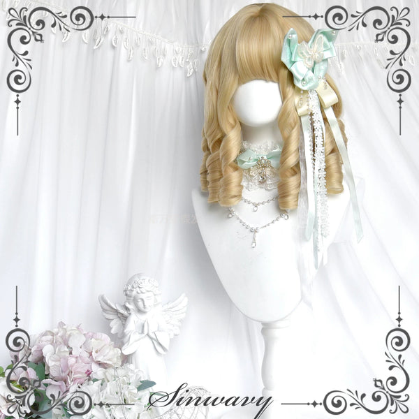 Platinum Roman-curl Lolita wig - view 1