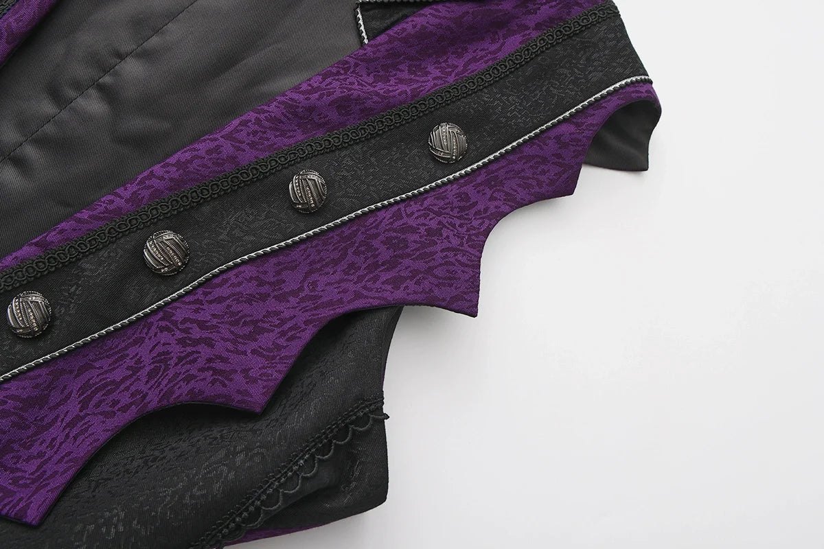 Immortal Thorn - Eternal Crimson Moon Forest - Ouji Lolita Tailcoat Vest