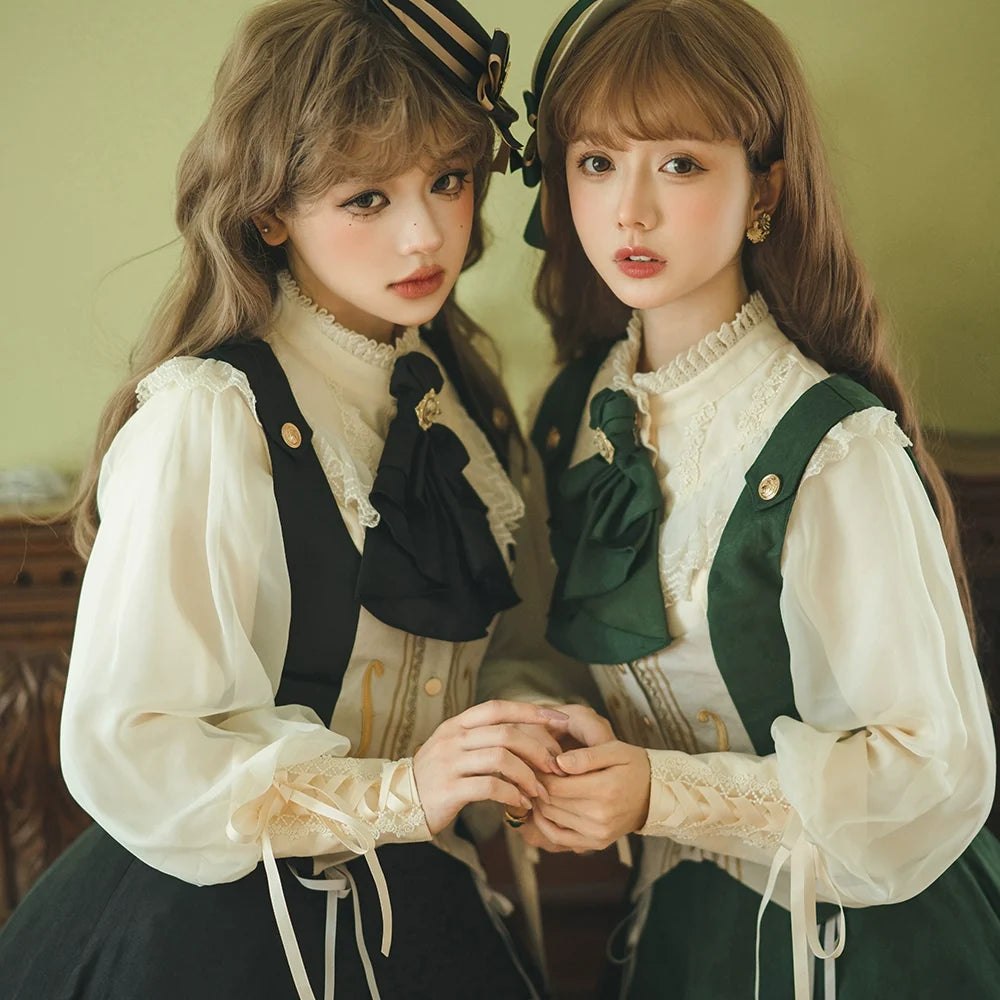 Miss Point - Elegant Lolita Top Hat - Golden Movement Lolita Hat