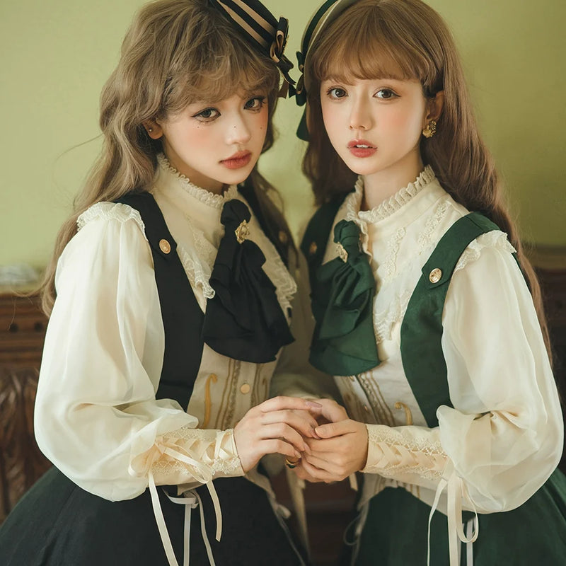 Miss Point - Elegant Lolita Top Hat - Golden Movement Lolita Hat
