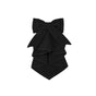 Schwarzes Jabot (Einheitsgröße/M) / S