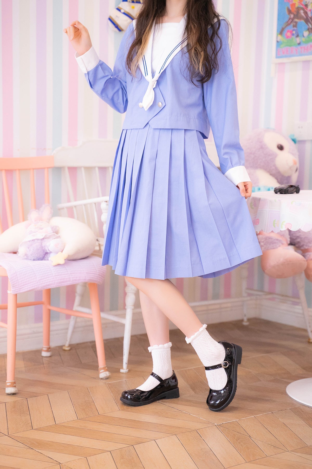 Sosic - Sweet Lolita Mary Jane Flat Shoes - Shoes