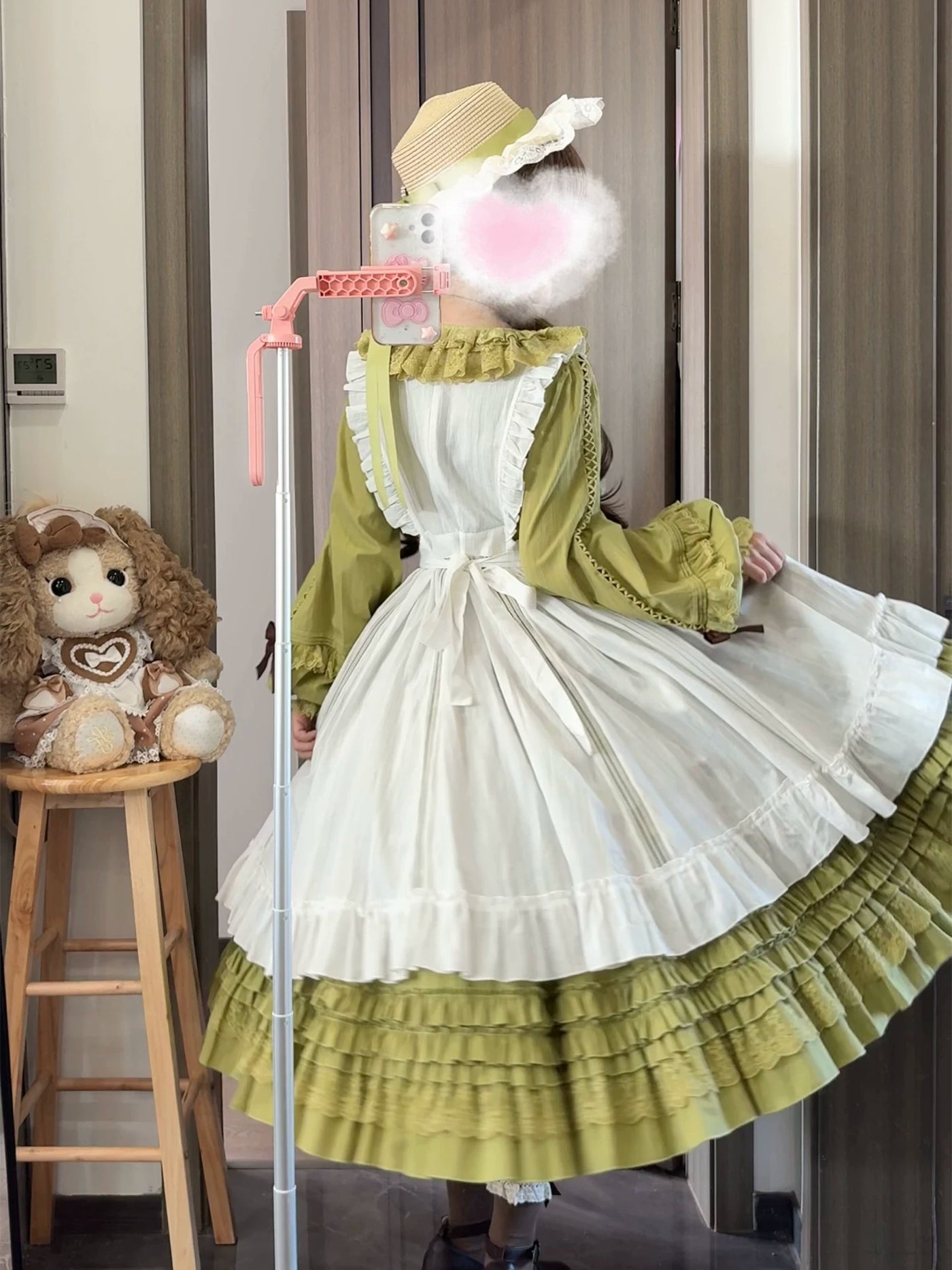 Carol Goddess - Tasha's Garden OP - Olive green classic Lolita