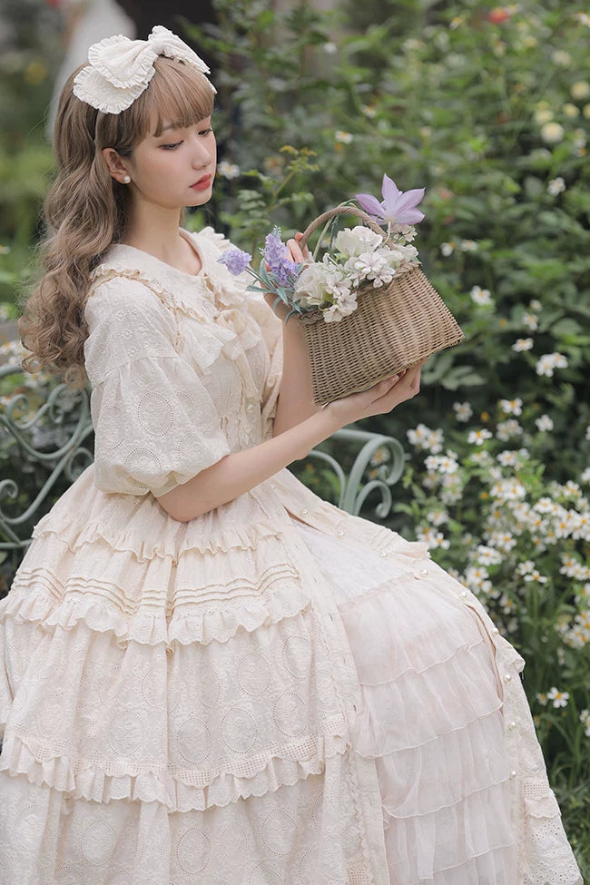 【Forest Song】头饰KC 现货-致特蕾莎 全绣花Lolita