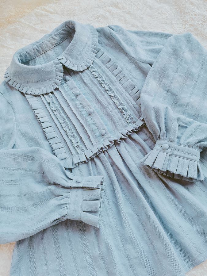 Yilia - J-fashion Ruffle Cotton Lolita - Blouse Innerwear