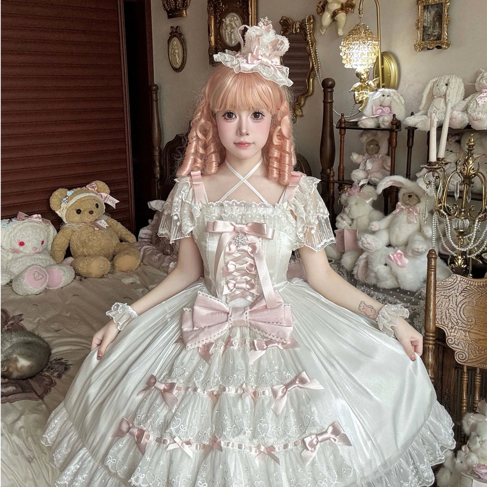 Moonlit Lily of the Valley - Snow Love Bridal JSK Dress Set
