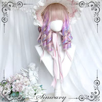 Sinwavy - Roman Cake - Unicorn Colour Roman Curl Hime Wig - Unicorn Colour