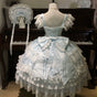 Blue JSK camisole dress + back bow / S