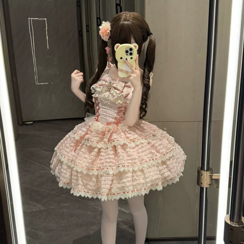 Hanguliang Flower Letter JSK Dress