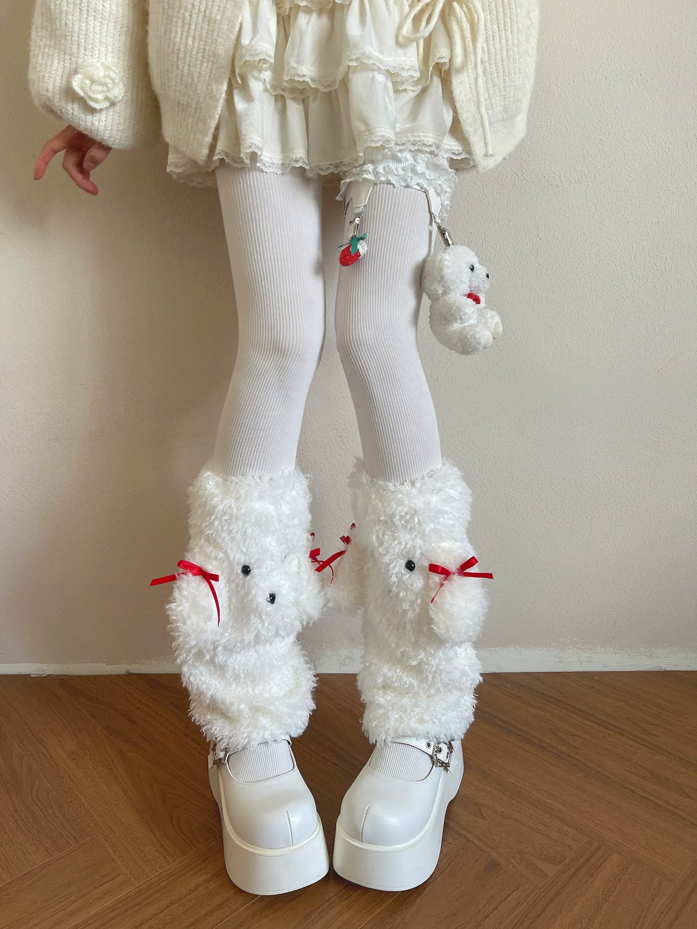 Sock Noble - Big-Eared Dog - Mid-Calf Bow Sock Covers