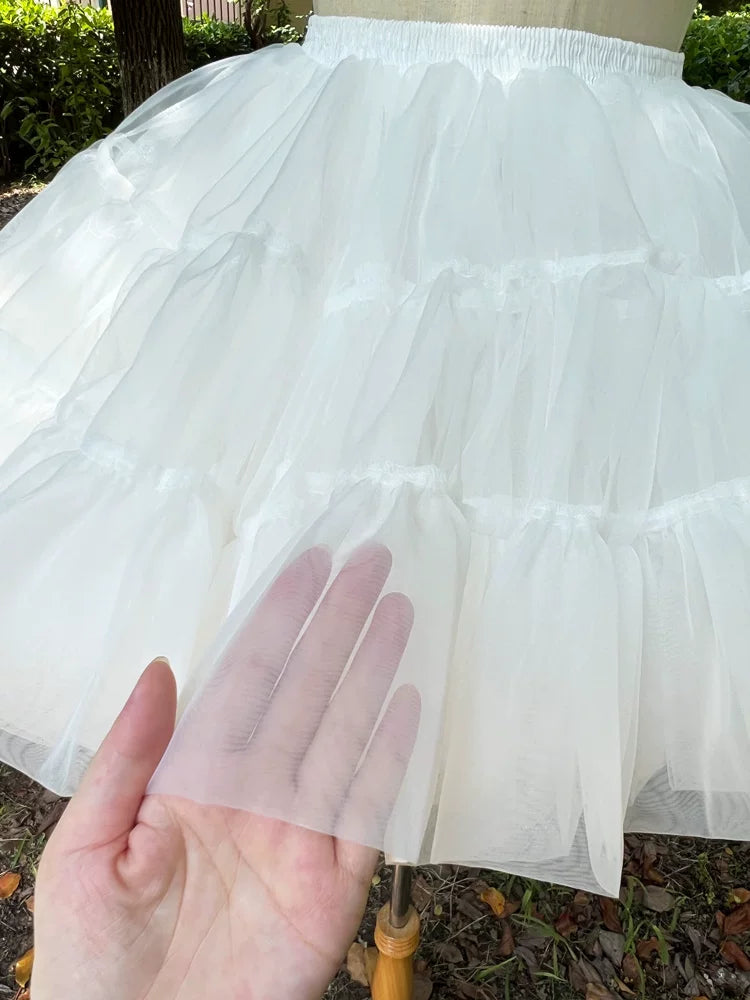 花田囍事 - 35cm 高蓬 四层 无骨软纱裙撑 - 细节图 5
