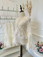 Natural-color open-front (includes a pair of bows) / One Size