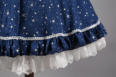 Strawberry Witch - Midsummer Star - Foil Printing Lolita JSK Dress Solid Color