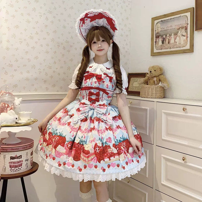 Hanguliang Sweet Berry Love JSK Dress