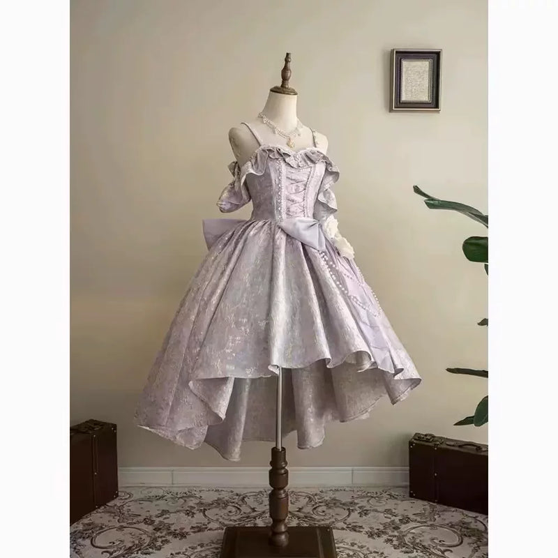 Flora Muse - Purple Lolita Formal Gown - Light purple