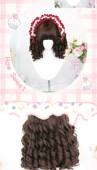 Dalao Home - Zhiwan - short Roman curl wig - Zhiwan chocolate brown