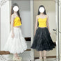 Black - 60 cm Everyday Petticoat / One Size (Suggested Waist up to 90 cm)