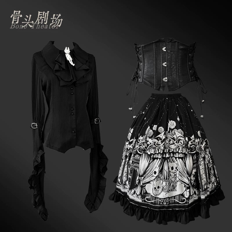 囚鸟旅店‖骨头剧场‖现货‖售完永不再贩‖暗黑哥特万圣节lolita