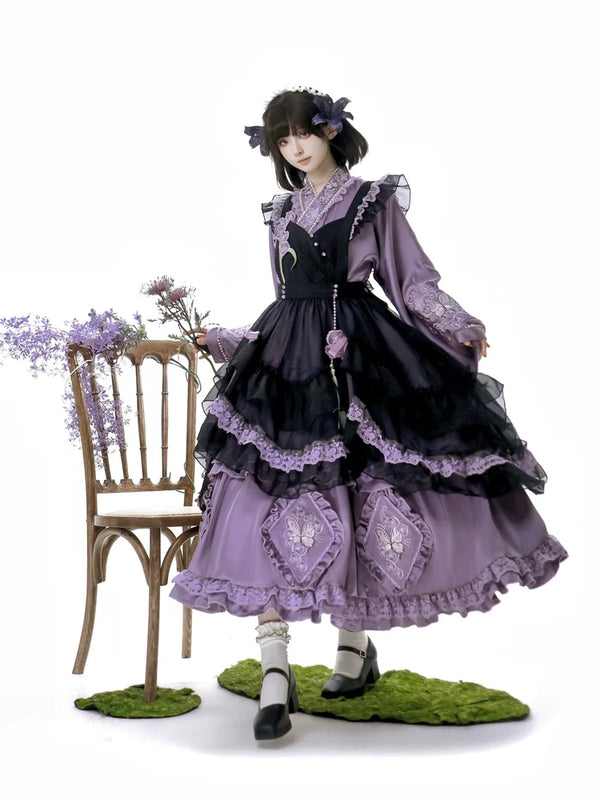 Fan Hua Xin Orchid Garden Qi Lolita Outfit Options — additional product view