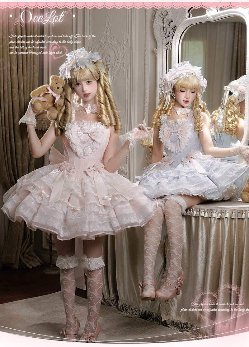 Leopard Cat Glaze Island Ballet JSK Dress
