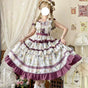 White Blouse + Purple JSK / L