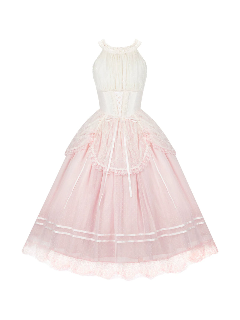 With PUJI - Tulip - Classic Lolita JSK Dress, Boned Bodice Detail detail view 5