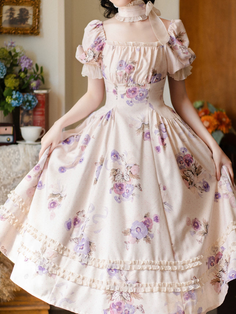 Forest Wardrobe - Forest Basket 5.0 - Printed OP Dress - 8