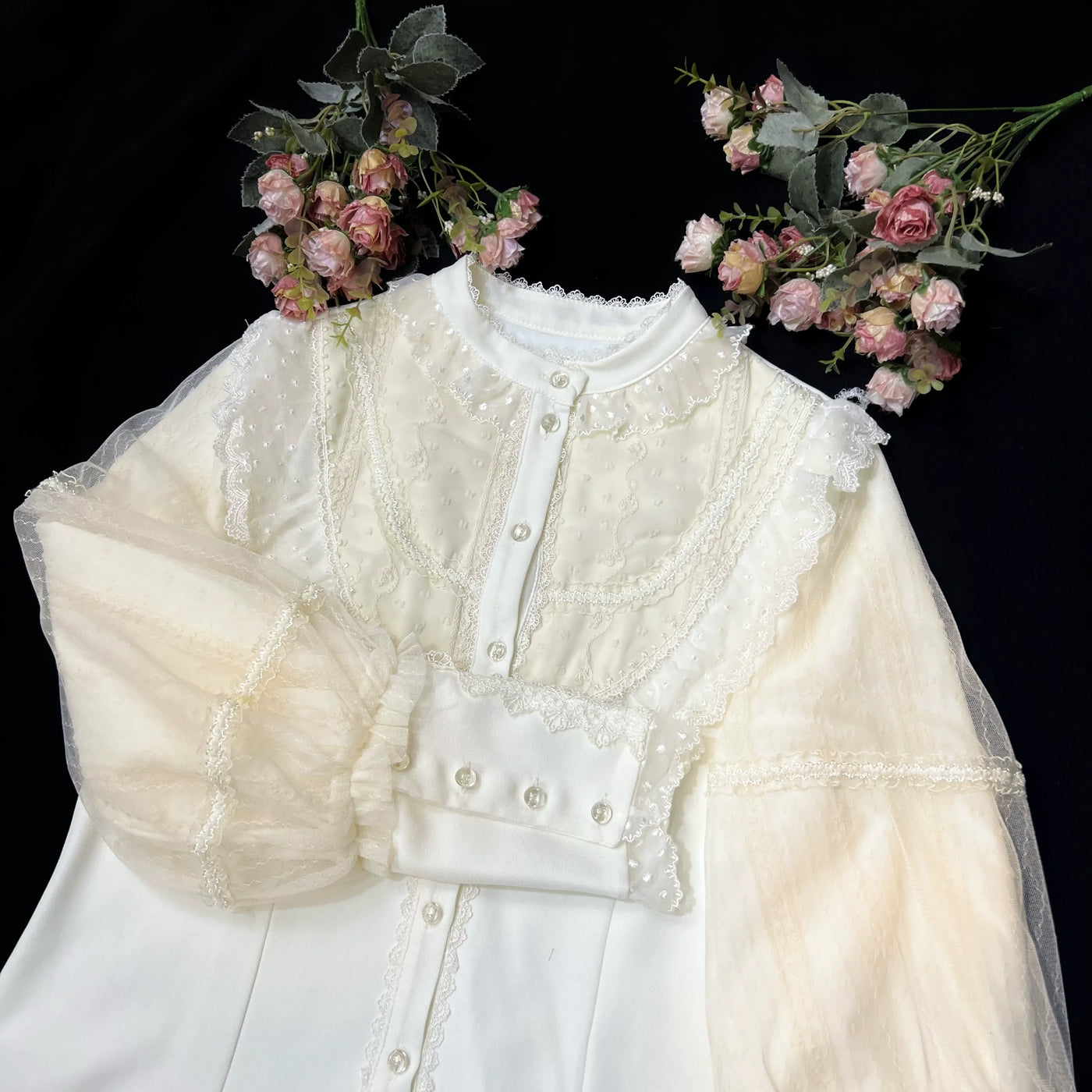 DMFS Lolita - Kawaii Lolita Shirt Winter Lolita - Shirt Innerwear