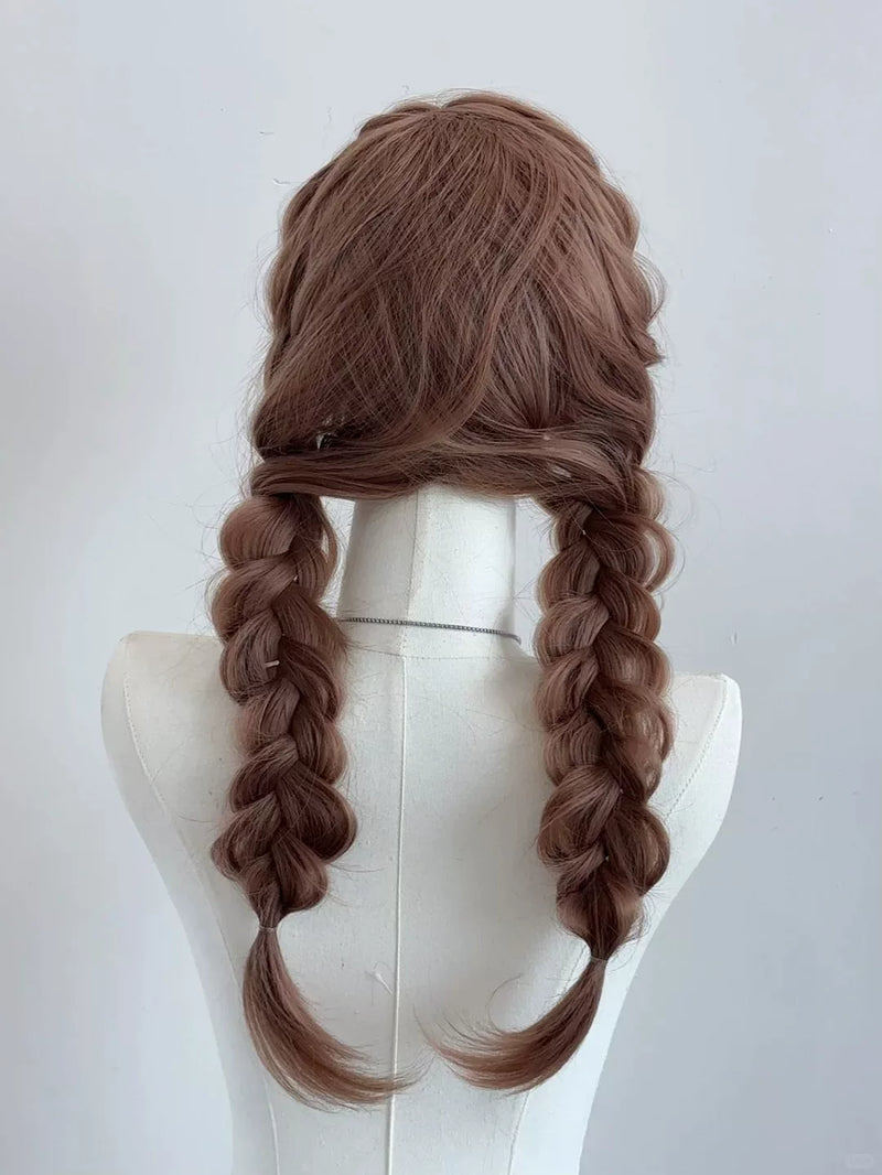 Early Baby honey tea long wavy full wig - view 3