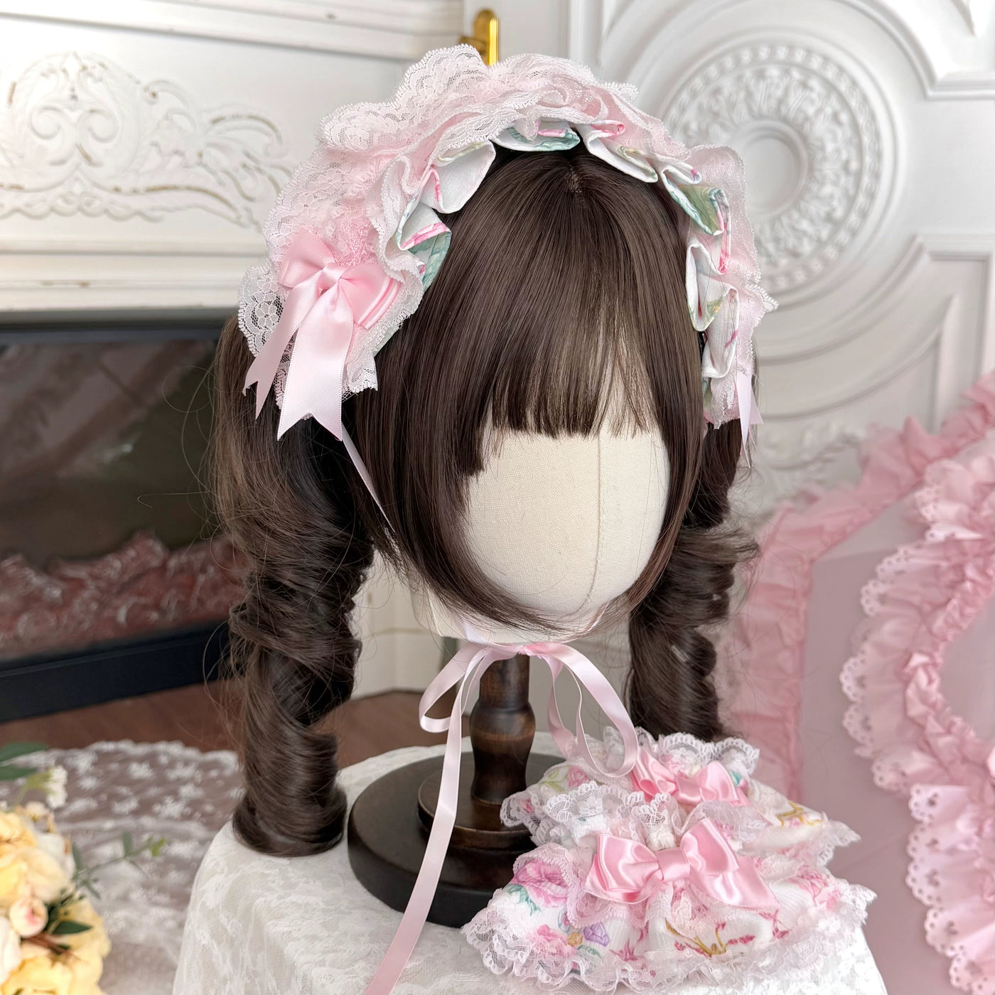 Tata Long Ear - Spring 2025 Floral Wall - JSK and OP Dresses with Tiered Lace Hems