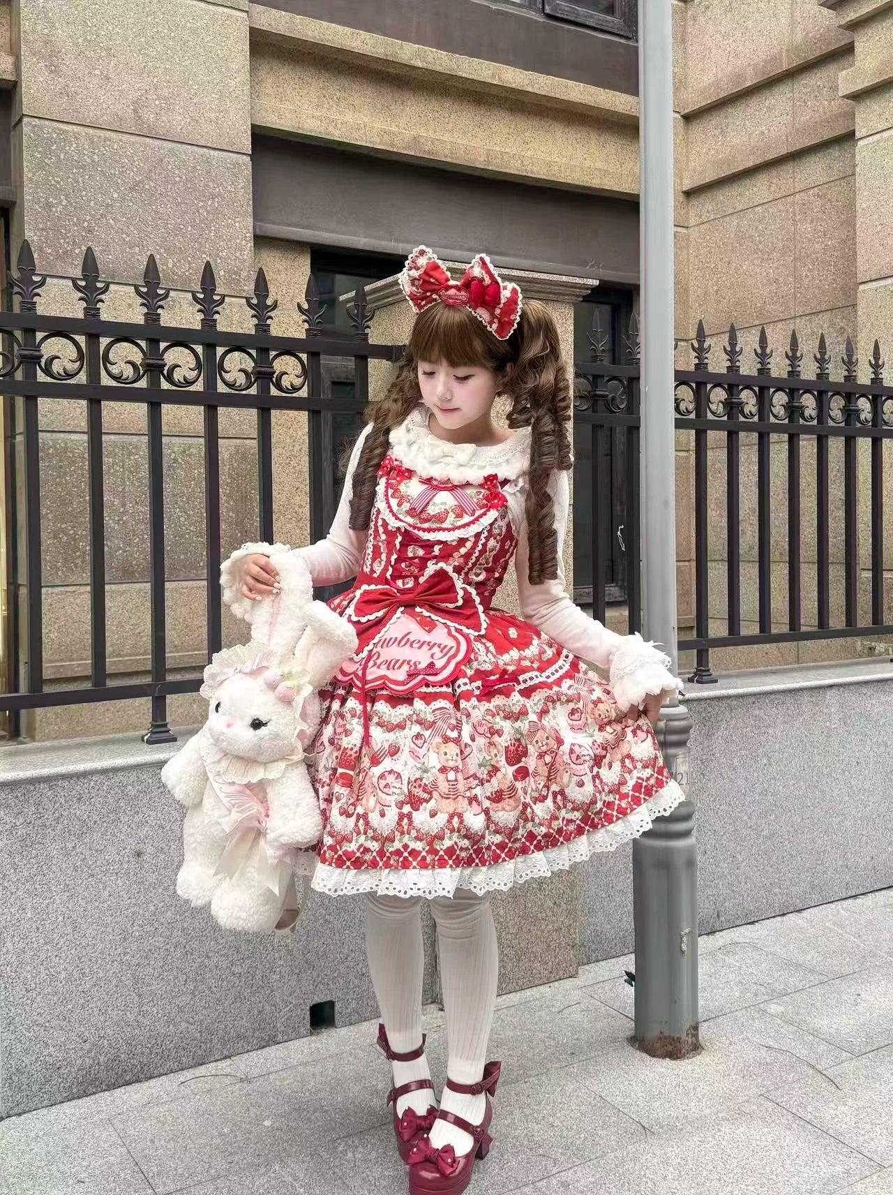 Star Fantasy - Snowball - Plush Inner Layer Top with Ruffled Trim
