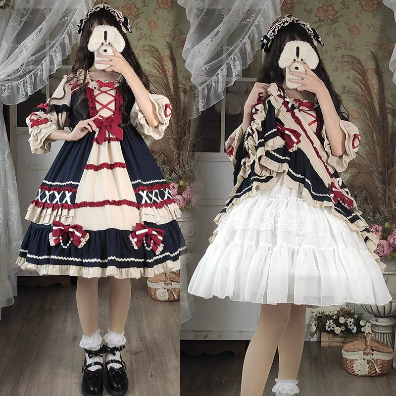 Adjustable High-Volume Hooped Lolita Petticoat - 55 cm — additional product view