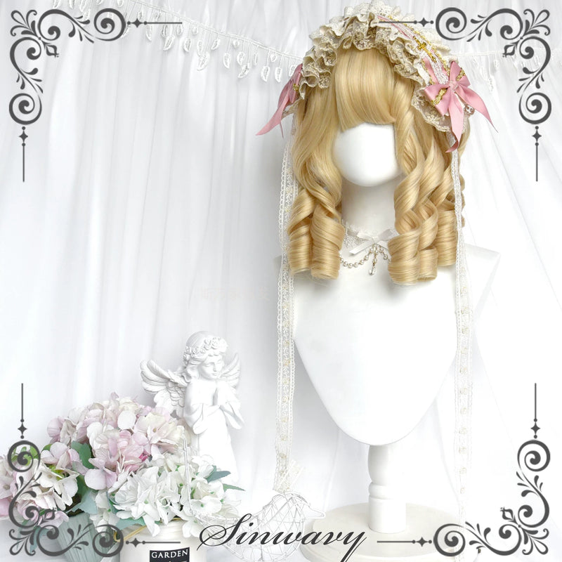 Platinum Roman-curl Lolita wig - view 4