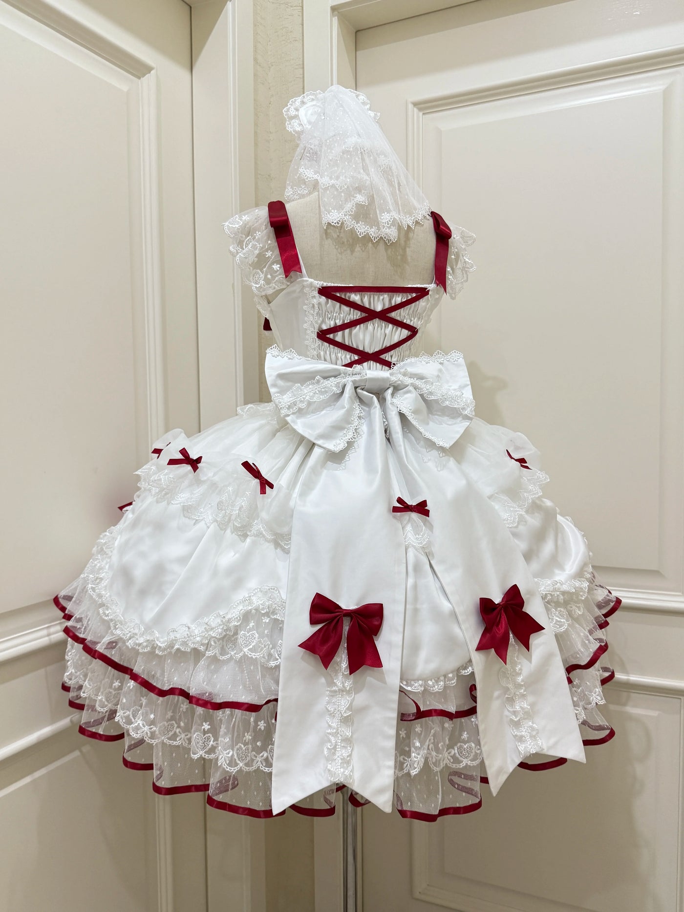 White Sugar Girl - Velvet Sweetheart - Sweet Lolita JSK dress
