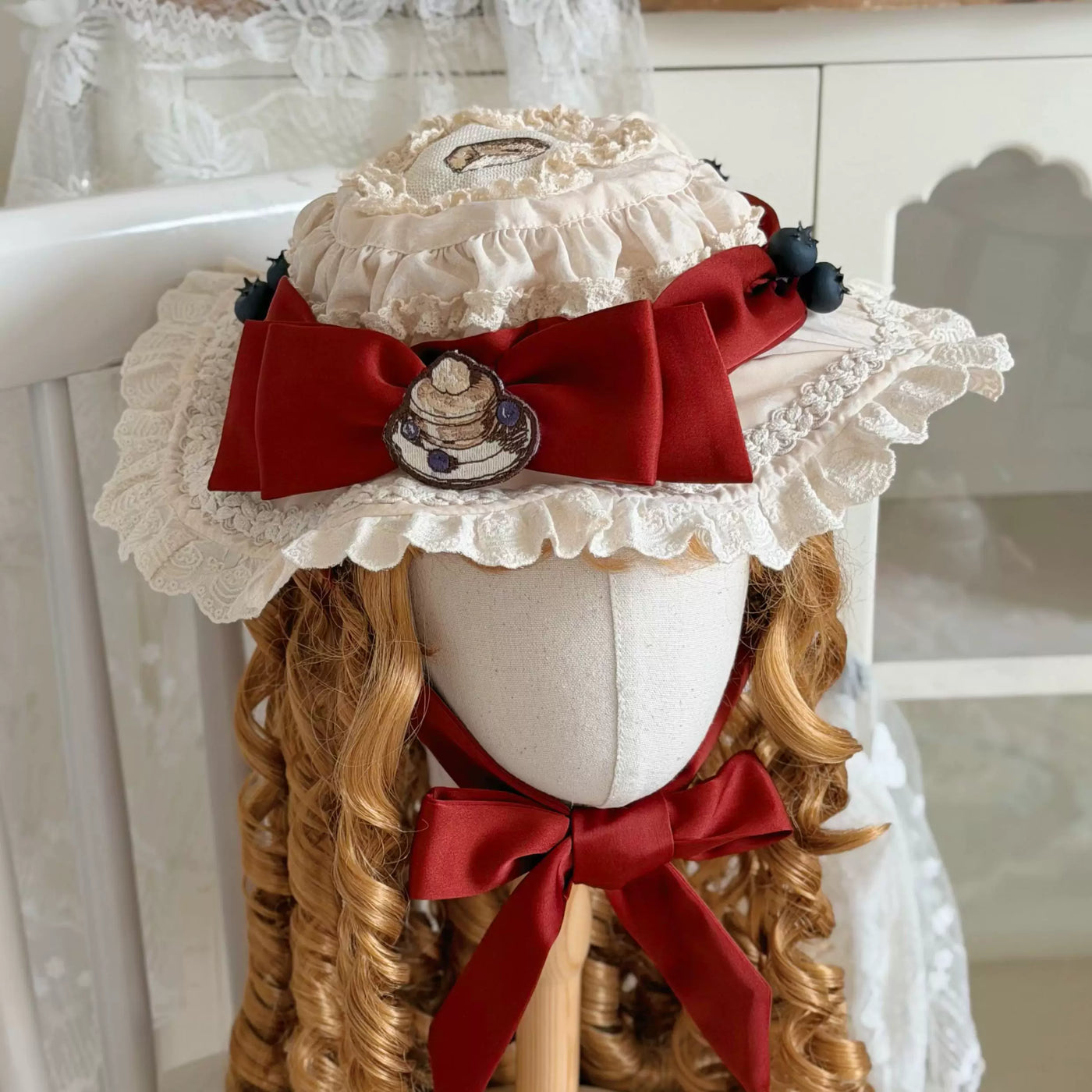 DayRabbit - Muffin Postman - Handmade Lolita Accessories Including Headwear, Brooches and Bows
