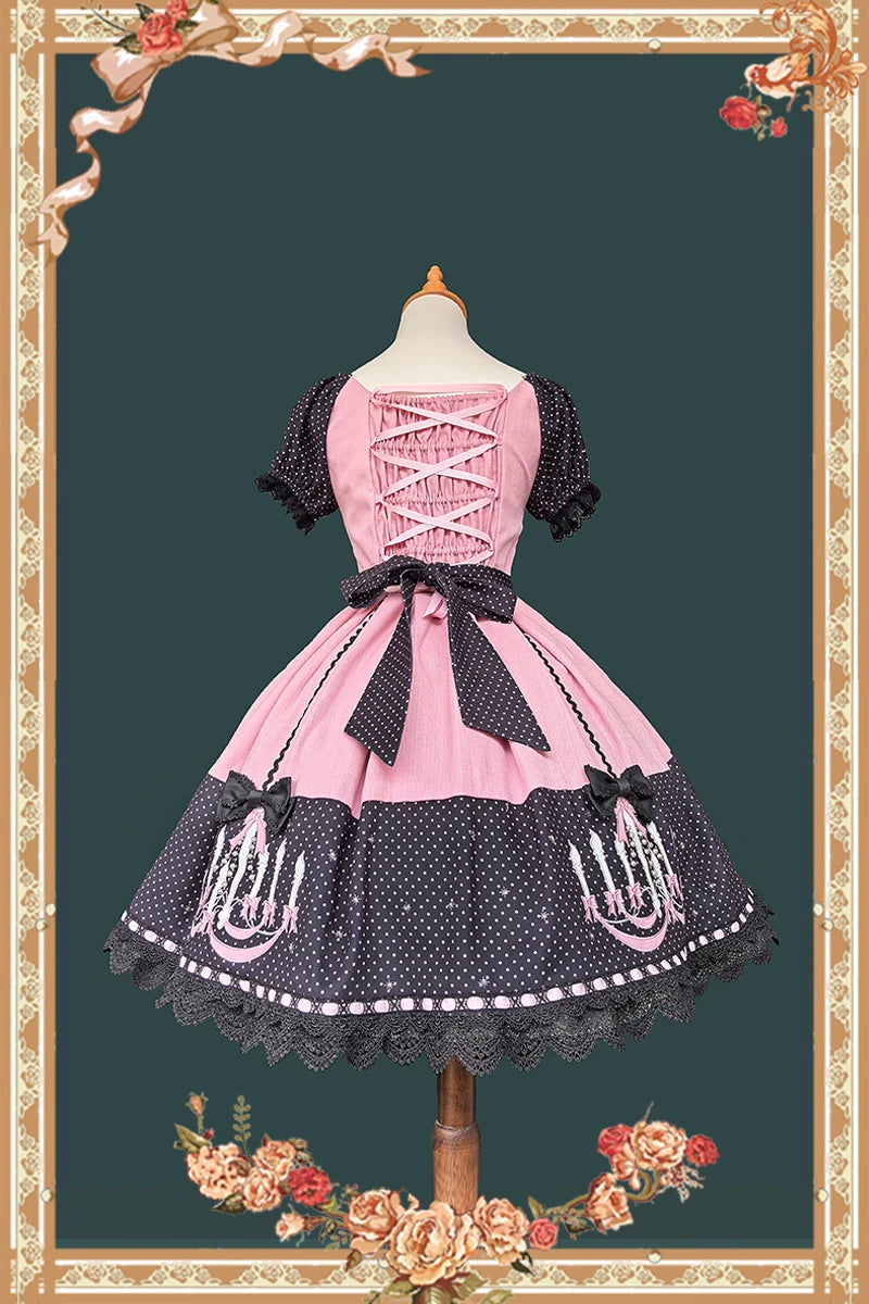 Infanta - Chandelier - Puff-Sleeve Lolita OP