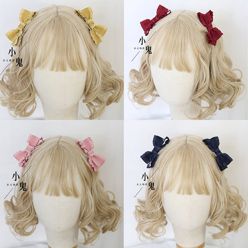 Xiaogui - Cute Lolita Headwear Ponytail - Hairclips Daily Lolita Accessories Headwear