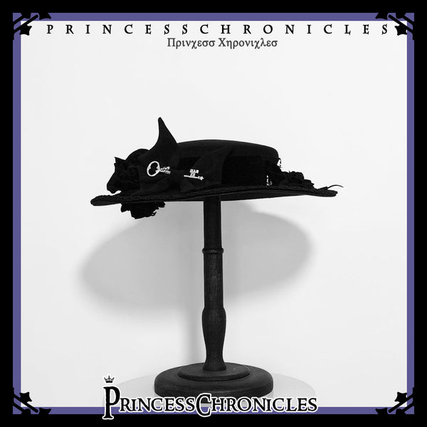 Princess Chronicles - Yan Ye - Ouji Lolita Black Flat Hat