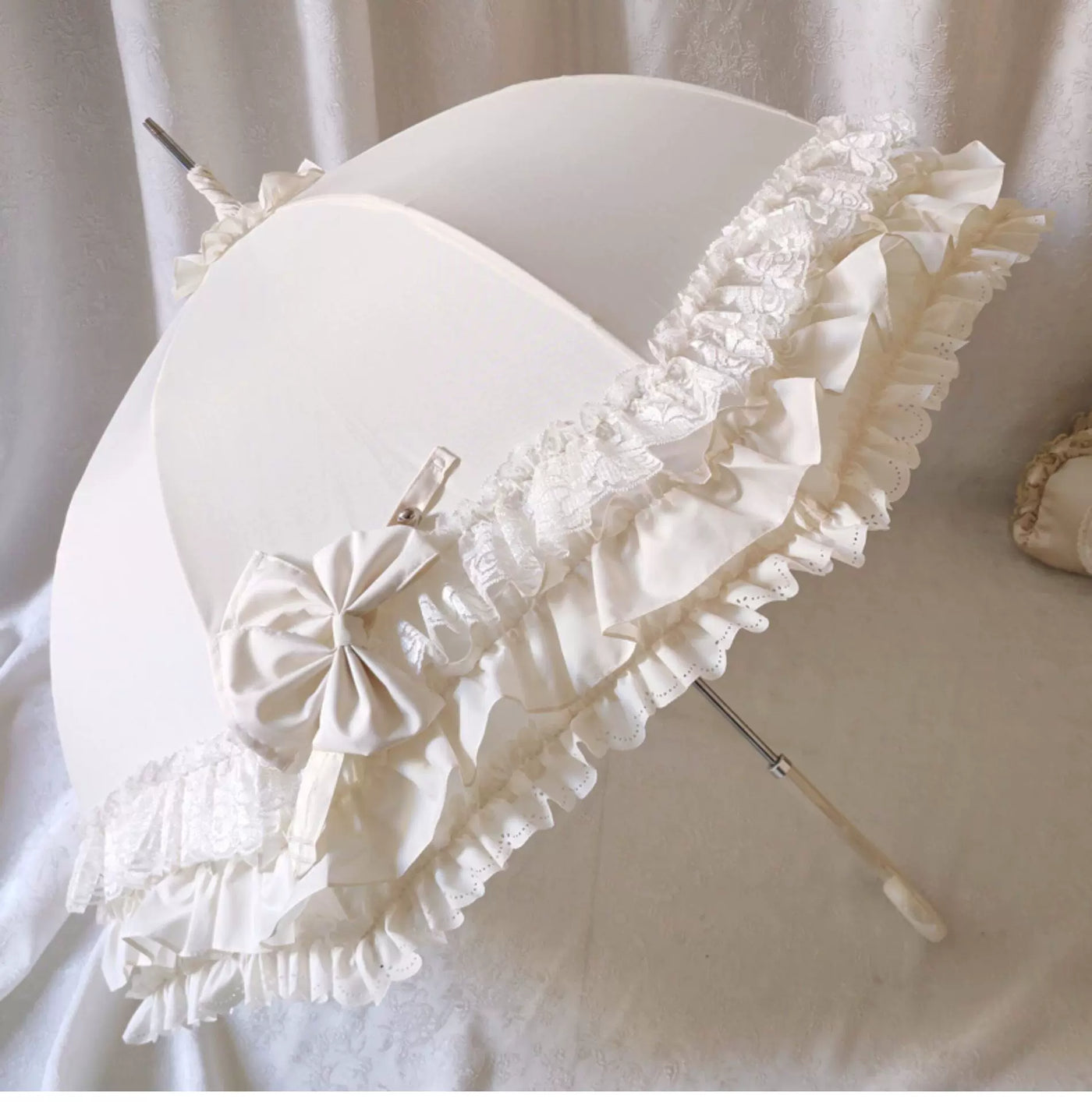Independent Brand - Ruffle and Birdcage - Multi-Style Umbrellas with Lace Trims