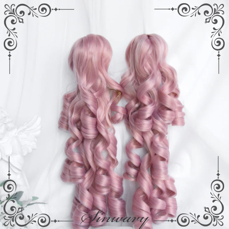 Sinwavy Mille-Feuille pink layered Roman curl wig - view 7