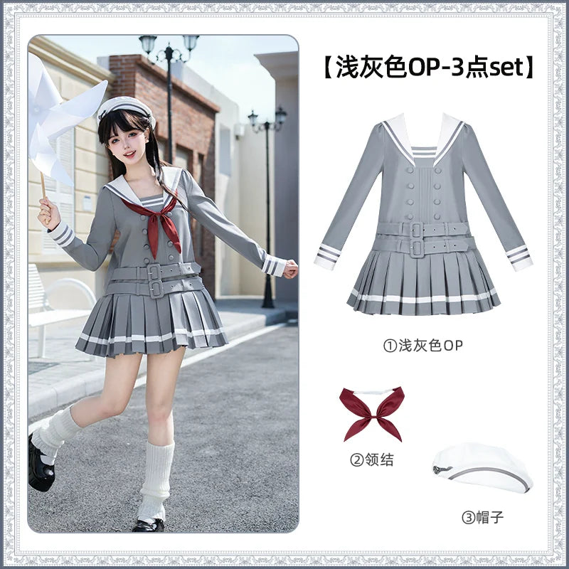 With PUJI - Kaoru - Lolita OP Dress, Sailor Collar detail view 7