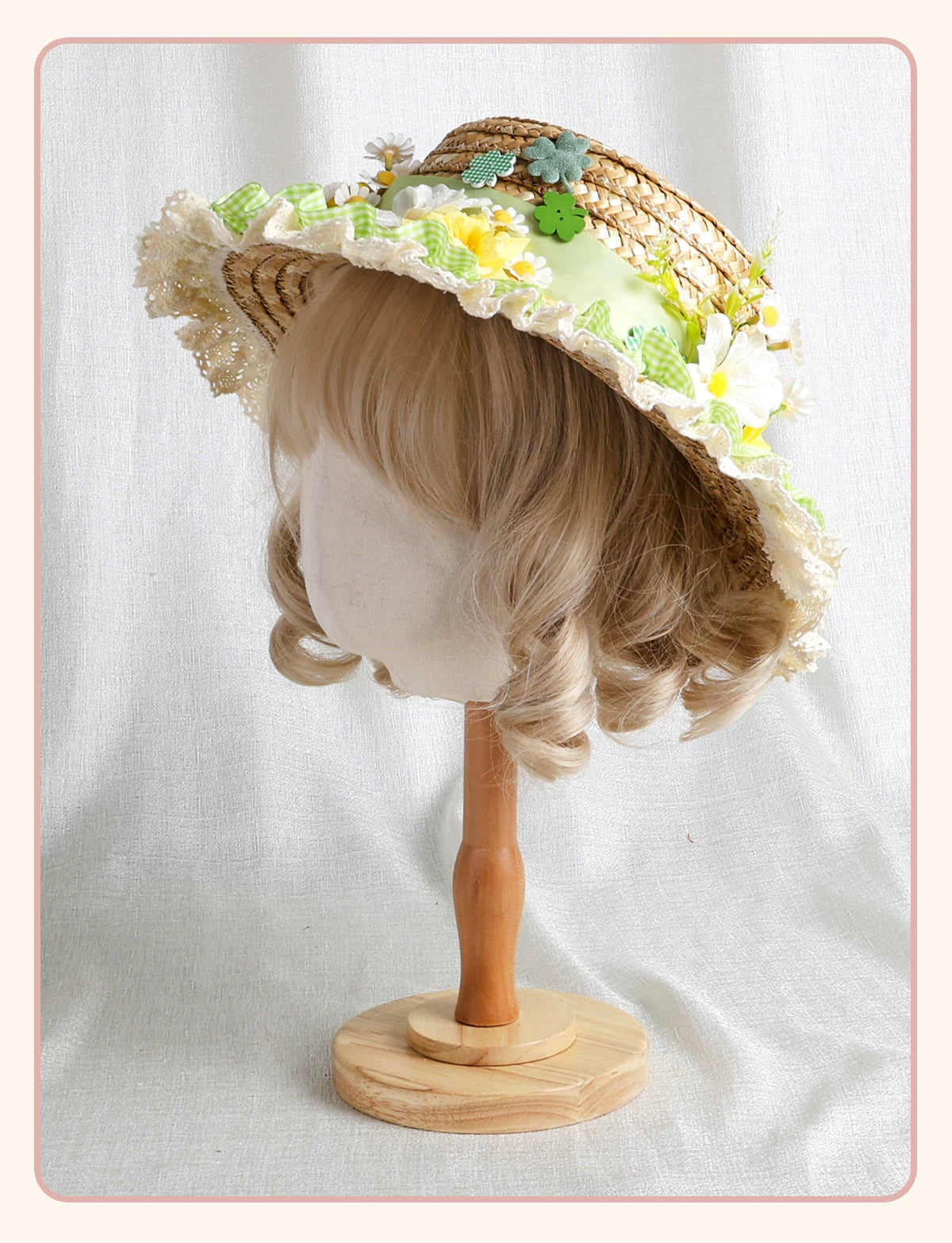 Stardust Rose - Pastoral Spring - Headwear with lace trim