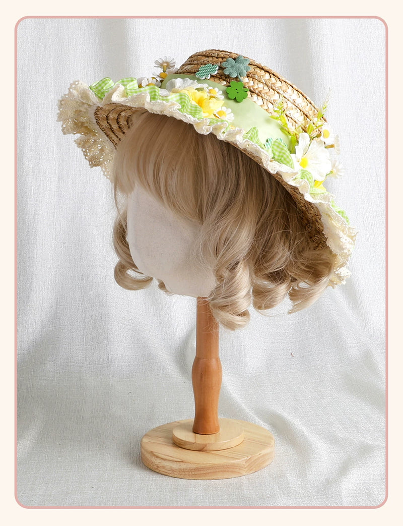 Stardust Rose - Pastoral Spring - Headwear with lace trim