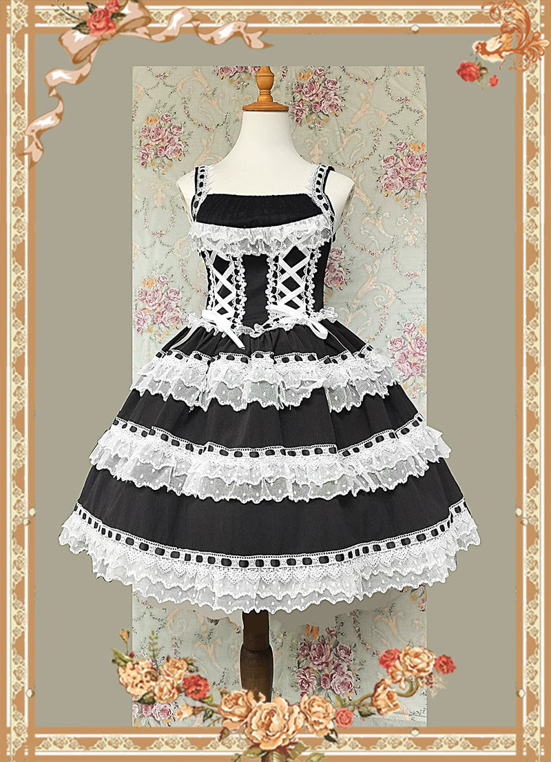 Infanta - Doll in the Mirror - Contrast Lace JSK