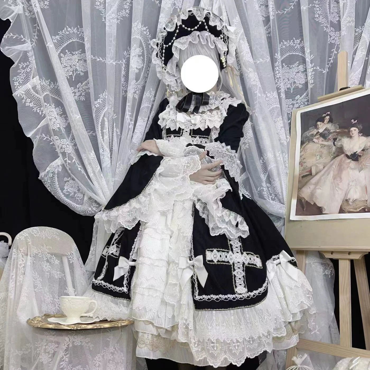 Candy Souffle - Angel Type II: Dark Night - Bridal OP Dress Set - detail view 3