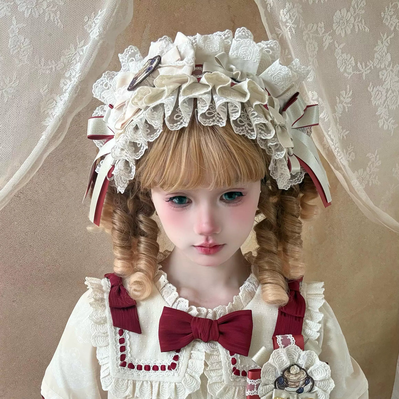 DayRabbit - Muffin Postman - Handmade Lolita Accessories Including Headwear, Brooches and Bows