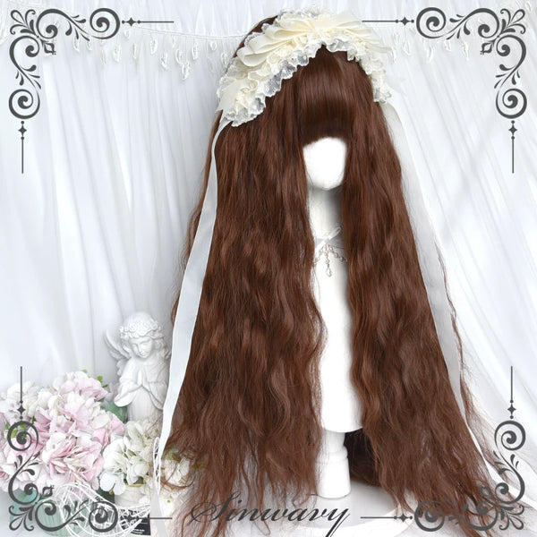 Sinwavy 80 cm caramel wool-curl wig - view 1
