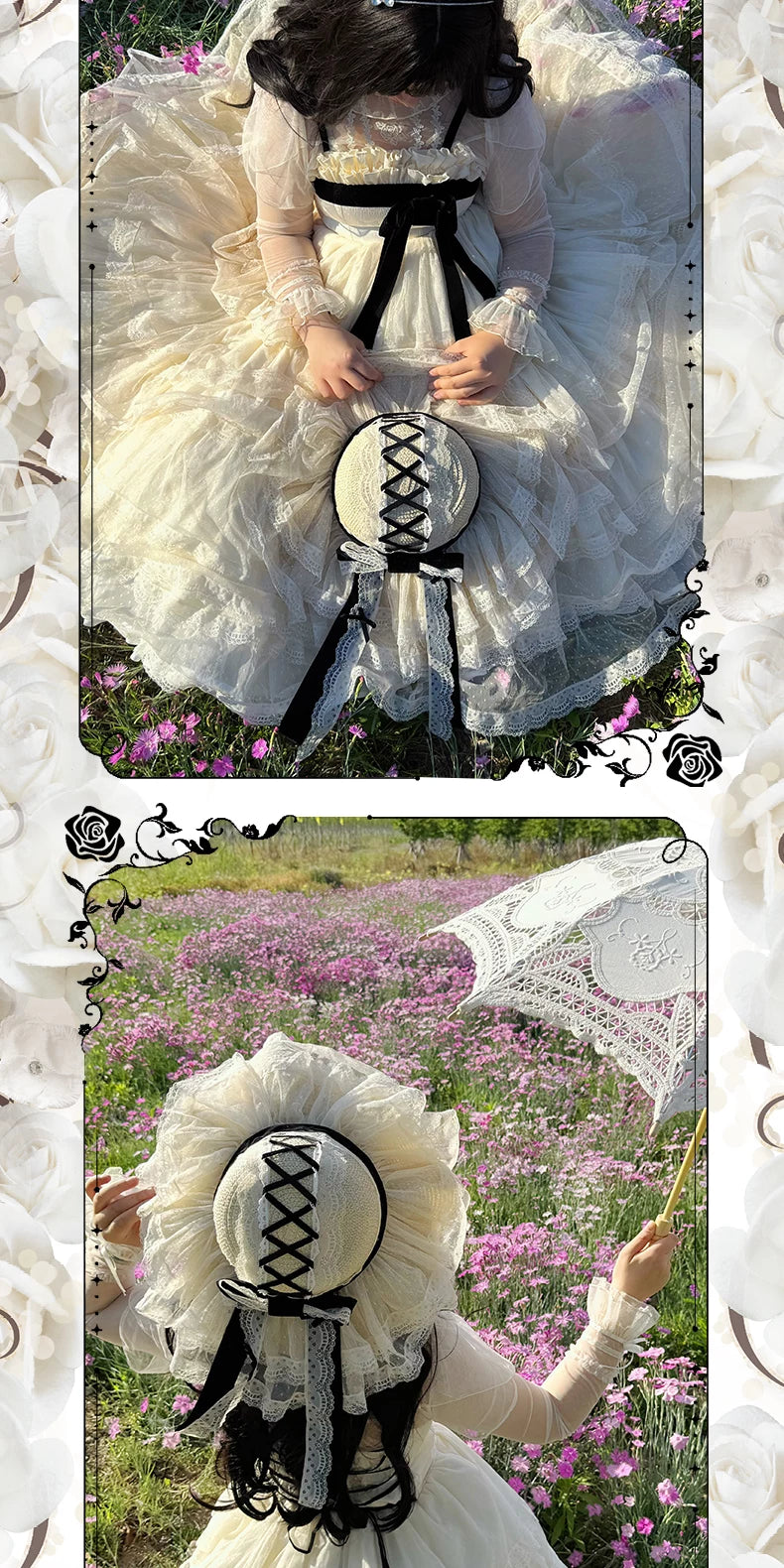 Moon Lily - Mist Isle Poem - Ivory JSK with Tiered Tulle Skirt