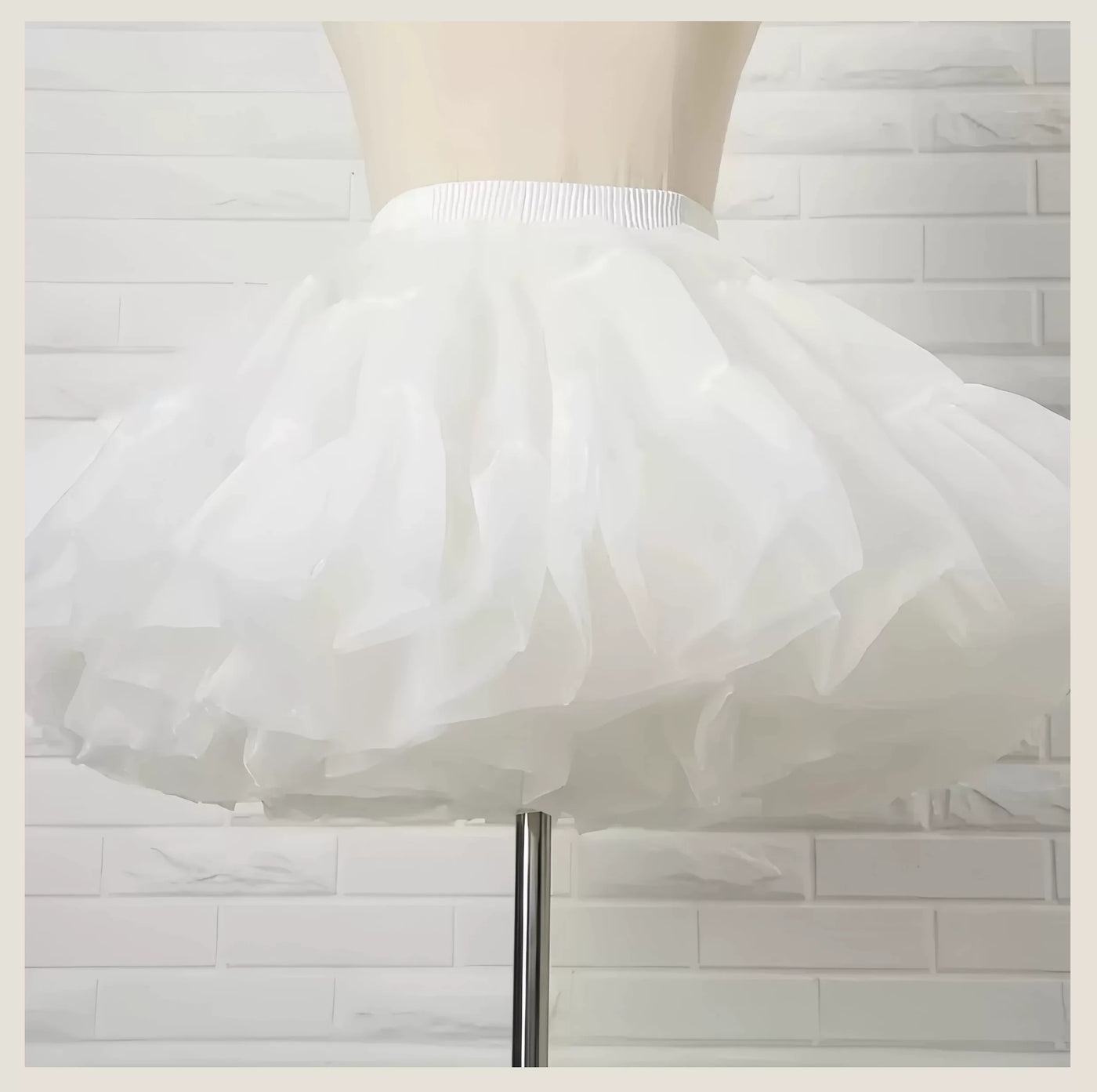 Tata Long Ear - Soft-Tulle Cloud - Petticoat with 40 cm Four-Layer Tulle or 55 cm Cloud Support